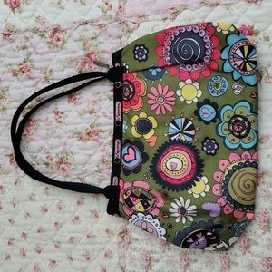 Lesportsac rare print hear pink floral